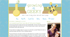 Desktop Screenshot of growingupgeeky.com